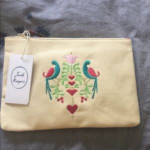 Jack Rogers cute summer cloth clutch